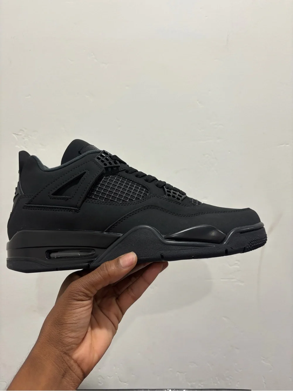 Jordan 4 Men Black Cat